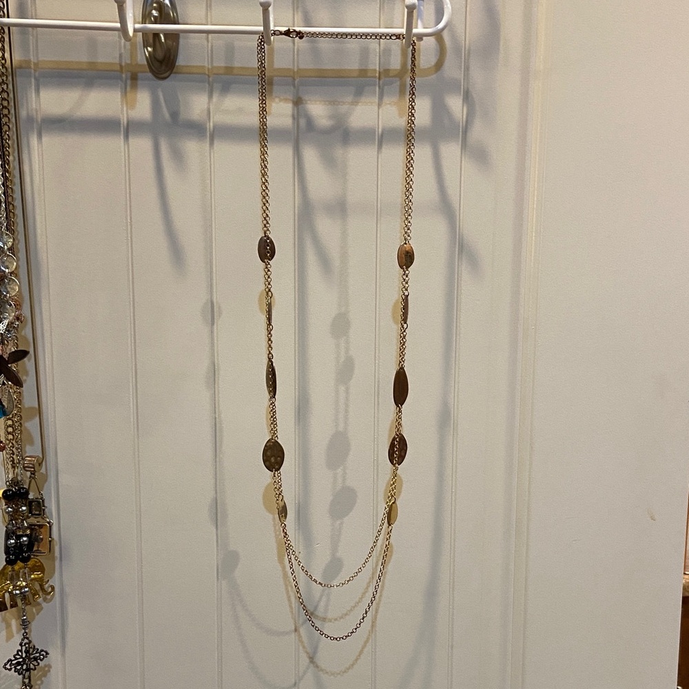 💙2/$5 Gold Double Chain Necklace